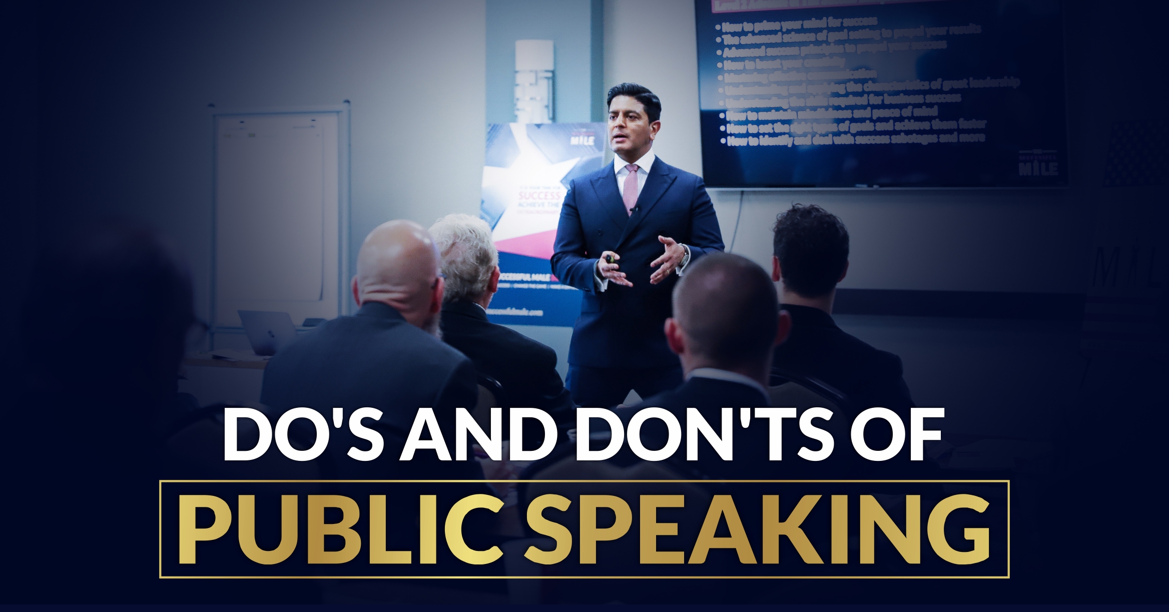 Dos and Don’ts of Public Speaking with Pro Tip