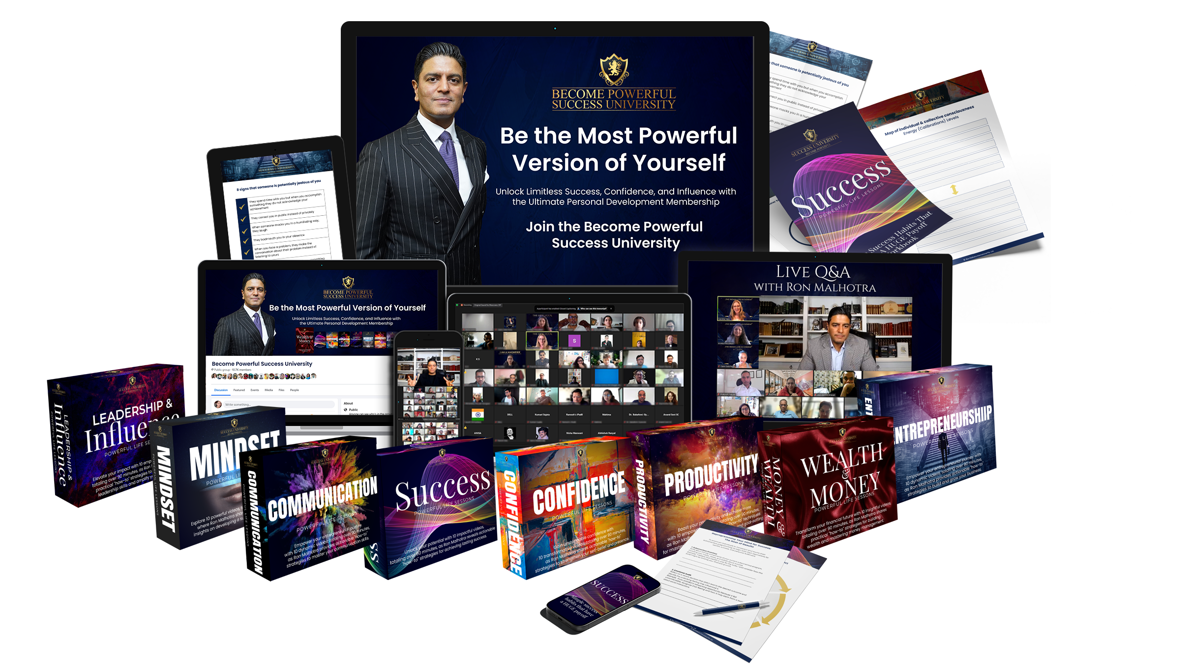 become powerful success university, success university, become powerful, ron malotra,